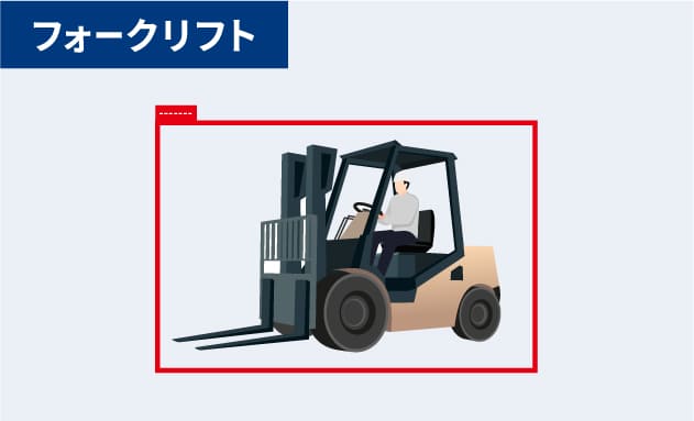 フォークリフト検知