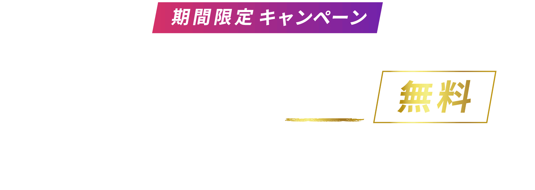期間限定キャンペーン 初期コンサルティング料/システム構築費が、今だけ無料（2026年12月末まで）